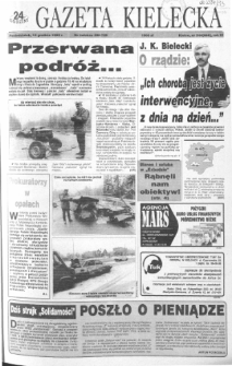 Gazeta Kielecka: 24 godziny, 1992, R.4, nr 244