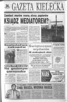 Gazeta Kielecka: 24 godziny, 1992, R.4, nr 249