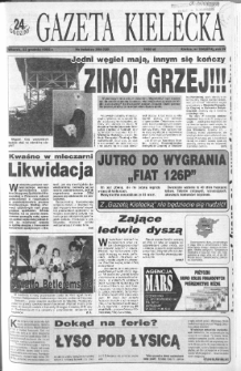Gazeta Kielecka: 24 godziny, 1992, R.4, nr 250