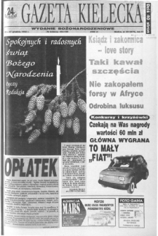 Gazeta Kielecka: 24 godziny, 1992, R.4, nr 251