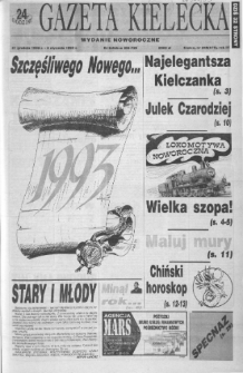 Gazeta Kielecka: 24 godziny, 1992, R.4, nr 255