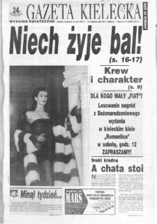 Gazeta Kielecka: 24 godziny, 1993, R.5, nr 5