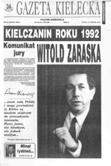 Gazeta Kielecka: 24 godziny, 1993, R.5, nr 15
