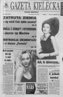 Gazeta Kielecka: 24 godziny, 1993, R.5, nr 25