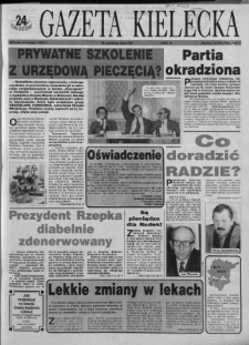 Gazeta Kielecka: 24 godziny, 1993, R.5, nr 27