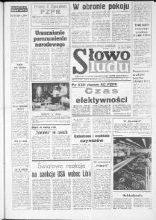 Słowo Ludu : dziennik Polskiej Zjednoczonej Partii Robotniczej, 1986 R.XXXVII, nr 8