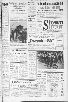 Słowo Ludu : dziennik Polskiej Zjednoczonej Partii Robotniczej, 1986 R.XXXVII, nr 206