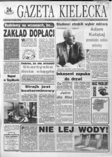 Gazeta Kielecka: 24 godziny, 1993, R.5, nr 87