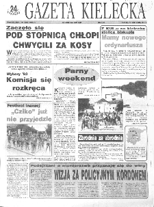 Gazeta Kielecka: 24 godziny, 1993, R.5, nr 138