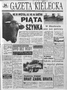 Gazeta Kielecka: 24 godziny, 1993, R.5, nr 166