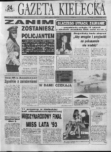 Gazeta Kielecka: 24 godziny, 1993, R.5, nr 175
