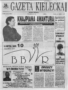 Gazeta Kielecka: 24 godziny, 1993, R.5, nr 182