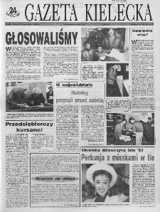 Gazeta Kielecka: 24 godziny, 1993, R.5, nr 183