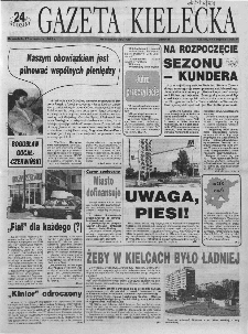 Gazeta Kielecka: 24 godziny, 1993, R.5, nr 186