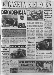 Gazeta Kielecka: 24 godziny, 1993, R.5, nr 198