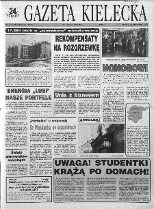 Gazeta Kielecka: 24 godziny, 1993, R.5, nr 227