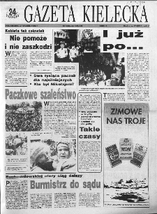 Gazeta Kielecka: 24 godziny, 1993, R.5, nr 250