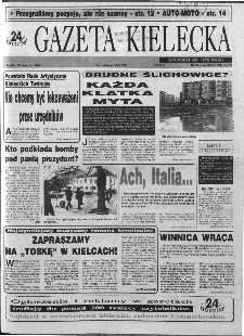 Gazeta Kielecka: 24 godziny, 1994, R.6, nr 58