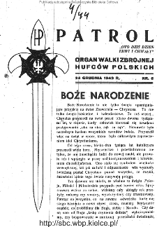 Patrol : harcerski dodatek do "Młodej Polski" 1943, nr 5