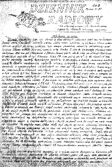 Dziennik Radiowy 1942, nr 30