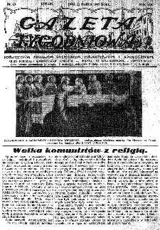 Gazeta Tygodniowa. Poświęcona sprawom religijnym, oświatowym i społecznym,1937, R.8, nr 12