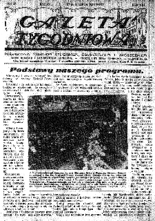 Gazeta Tygodniowa. Poświęcona sprawom religijnym, oświatowym i społecznym,1937, R.8, nr 28