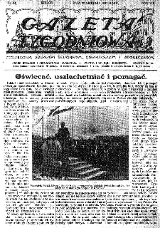 Gazeta Tygodniowa. Poświęcona sprawom religijnym, oświatowym i społecznym,1937, R.8, nr 34