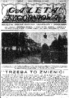 Gazeta Tygodniowa. Poświęcona sprawom religijnym, oświatowym i społecznym,1937, R.8, nr 36