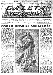 Gazeta Tygodniowa. Poświęcona sprawom religijnym, oświatowym i społecznym,1937, R.8, nr 50