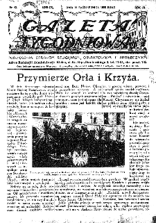 Gazeta Tygodniowa. Poświęcona sprawom religijnym, oświatowym i społecznym,1938, R.9, nr 42