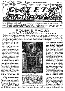 Gazeta Tygodniowa. Poświęcona sprawom religijnym, oświatowym i społecznym,1938, R.9, nr 48