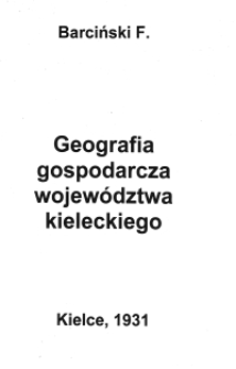 Geografja gospodarcza województwa kieleckiego