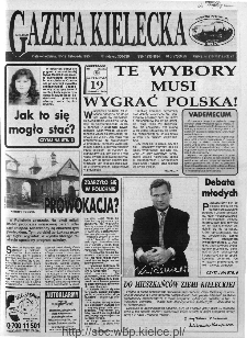 Gazeta Kielecka: 24 godziny, 1995, R.7, nr 218