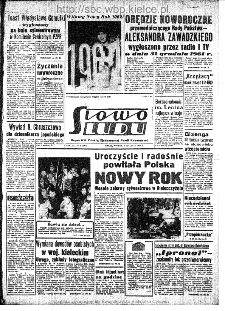 Słowo Ludu : organ Komitetu Wojewódzkiego Polskiej Zjednoczonej Partii Robotniczej, 1962, R.14, nr 2