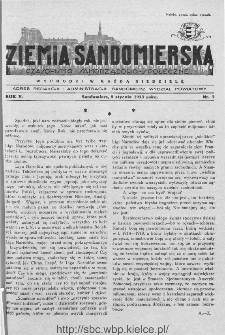 Ziemia Sandomierska. Czasopismo samorządowo-społeczne: tygodnik, 1933, nr 2