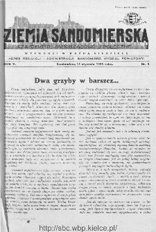 Ziemia Sandomierska. Czasopismo samorządowo-społeczne: tygodnik, 1933, nr 3