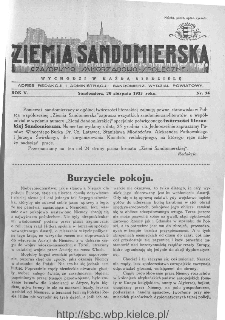 Ziemia Sandomierska. Czasopismo samorządowo-społeczne: tygodnik, 1933, nr 34