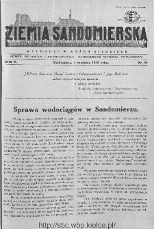 Ziemia Sandomierska. Czasopismo samorządowo-społeczne: tygodnik, 1933, nr 36