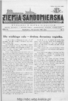 Ziemia Sandomierska. Czasopismo samorządowo-społeczne: tygodnik, 1934, nr 3