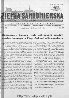 Ziemia Sandomierska. Czasopismo samorządowo-społeczne: tygodnik, 1934, nr 15