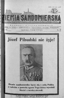 Ziemia Sandomierska. Czasopismo samorządowo-społeczne: tygodnik, 1935, nr 17