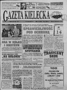 Gazeta Kielecka, 1996, R.8, nr 92