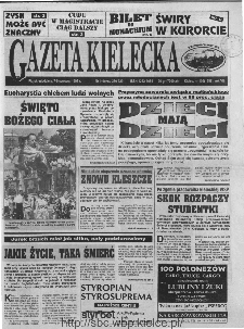 Gazeta Kielecka, 1996, R.8, nr 109