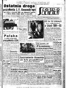 Słowo Ludu : organ Komitetu Wojewódzkiego Polskiej Zjednoczonej Partii Robotniczej, 1963, R.15, nr 330
