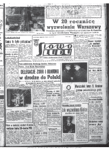 Słowo Ludu : organ Komitetu Wojewódzkiego Polskiej Zjednoczonej Partii Robotniczej, 1965, R.17, nr 18