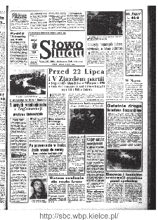 Słowo Ludu : organ Komitetu Wojewódzkiego Polskiej Zjednoczonej Partii Robotniczej, 1968, R.20, nr 201