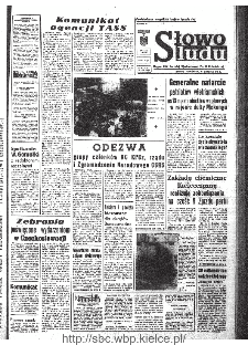 Słowo Ludu : organ Komitetu Wojewódzkiego Polskiej Zjednoczonej Partii Robotniczej, 1968, R.20, nr 235