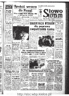 Słowo Ludu : organ Komitetu Wojewódzkiego Polskiej Zjednoczonej Partii Robotniczej, 1968, R.20, nr 238