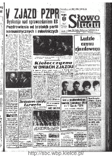 Słowo Ludu : organ Komitetu Wojewódzkiego Polskiej Zjednoczonej Partii Robotniczej, 1968, R.20, nr 318
