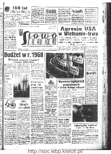 Słowo Ludu : organ Komitetu Wojewódzkiego Polskiej Zjednoczonej Partii Robotniczej, 1967, R.19, nr 319